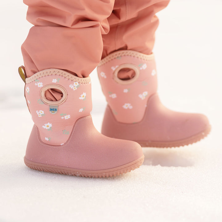 >Jan & Jul Kids Toasty-Dry Lite Winter Boots - Apricot Flower