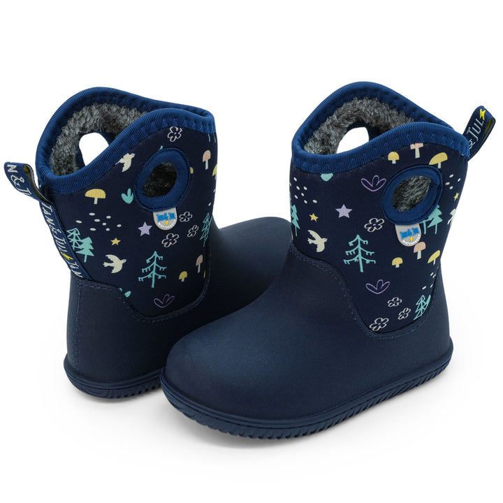 >Jan & Jul Kids Toasty-Dry Lite Winter Boots - Navy Forest