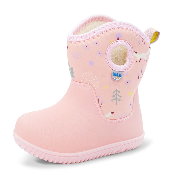 Jan & Jul Kids Toasty-Dry Lite Winter Boots - Pink Forest