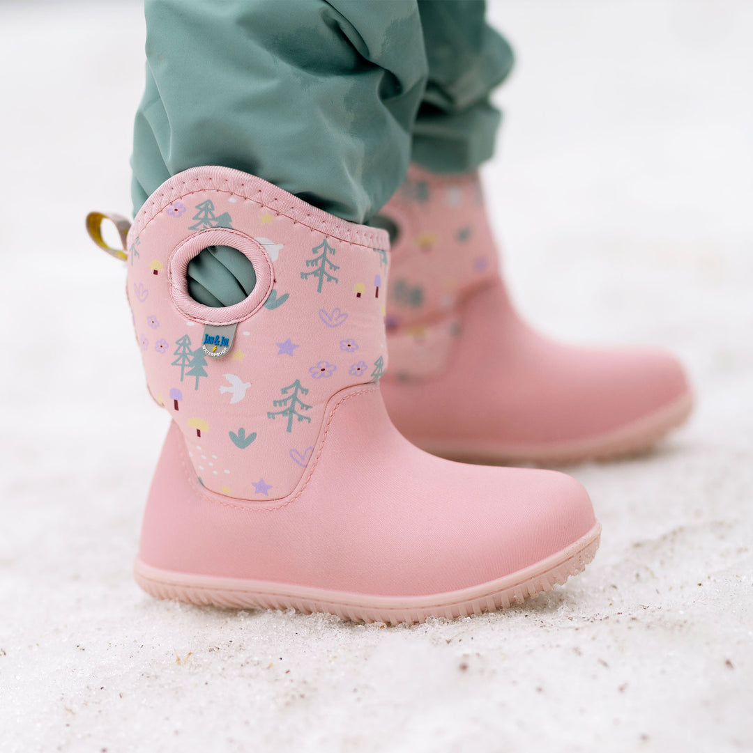 Jan & Jul Kids Toasty-Dry Lite Winter Boots - Pink Forest