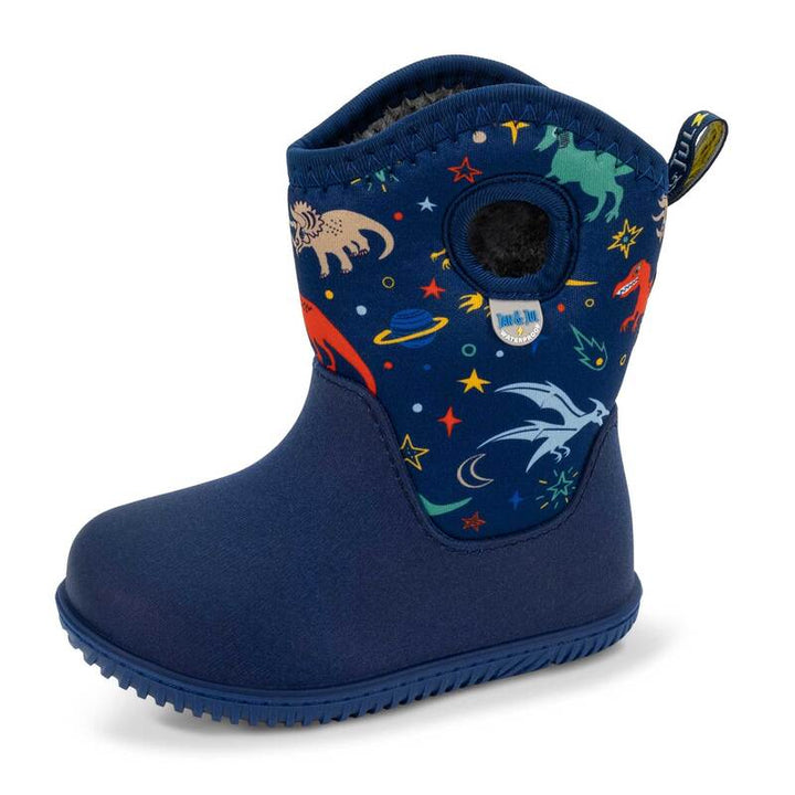 >Jan & Jul Kids Toasty-Dry Lite Winter Boots - Space Dinos