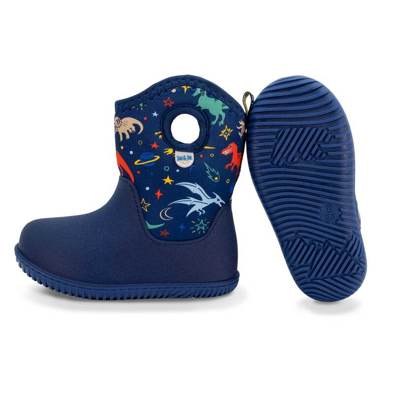 >Jan & Jul Kids Toasty-Dry Lite Winter Boots - Space Dinos