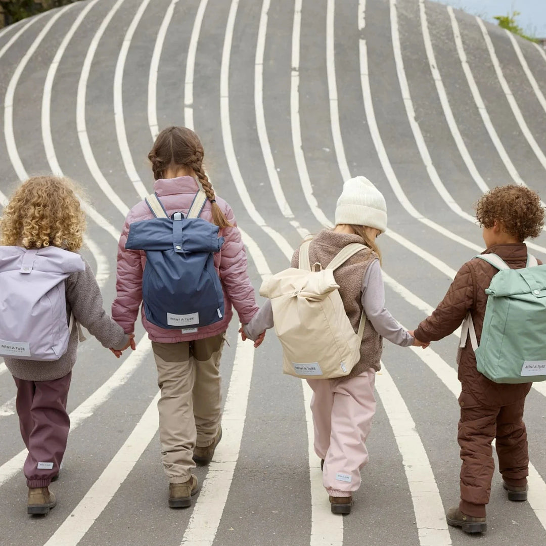 MINI A TURE Kids MATWP Backpack [34x10x25cm] - Beaver Brown