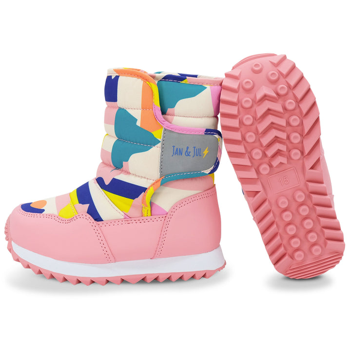 >Jan & Jul Kids Toasty-Dry Tall Puffy Winter Boots - Winter Sun