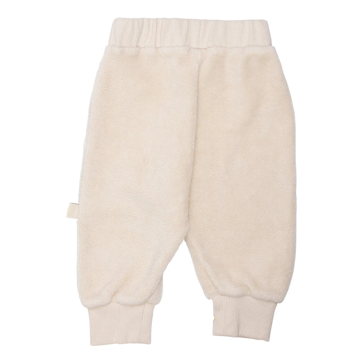 WYNKEN Baby Fluffy Logo Sweatpants - Ecru Navy