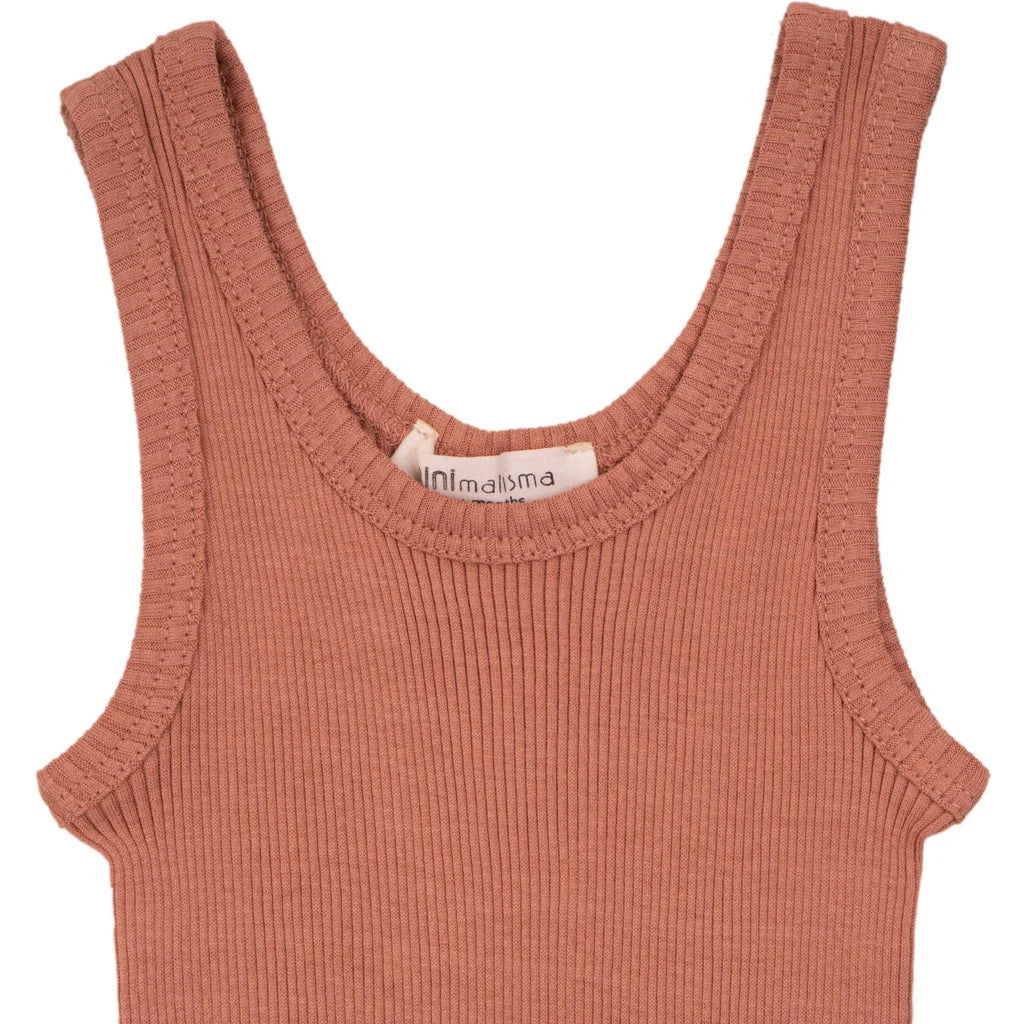 Minimalism Barcelona Signature Silk-Seamless Bodysuit in Tan