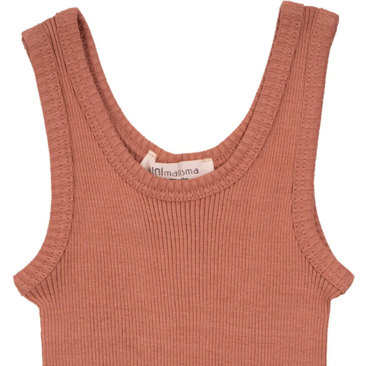 Minimalism Barcelona Signature Silk-Seamless Bodysuit in Tan