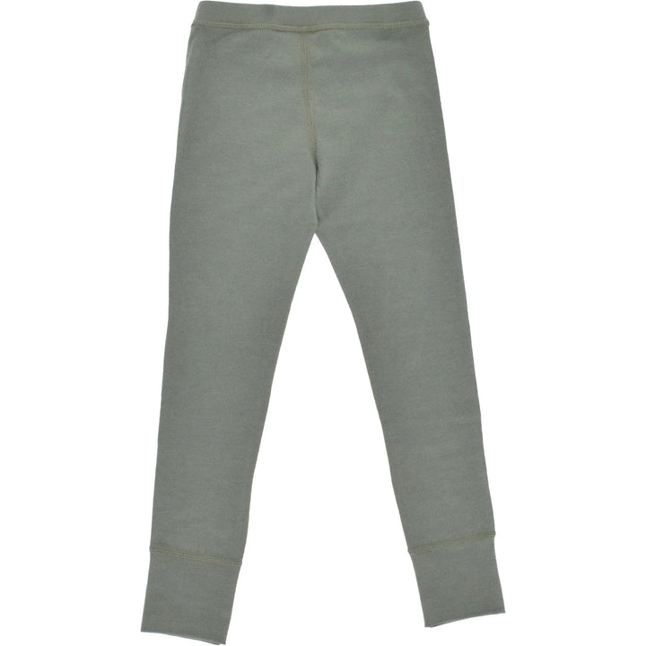 >Woolino Kids Merino Wool Base Layer Long Sleeve Top + Leggings Set - Sage