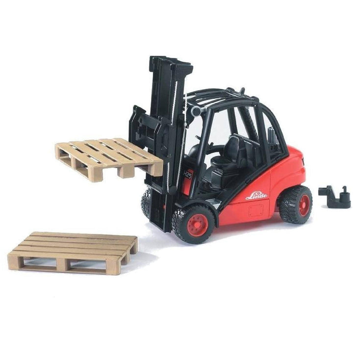 >Bruder 02511 Linde H30D Fork Lift w/ Pallets