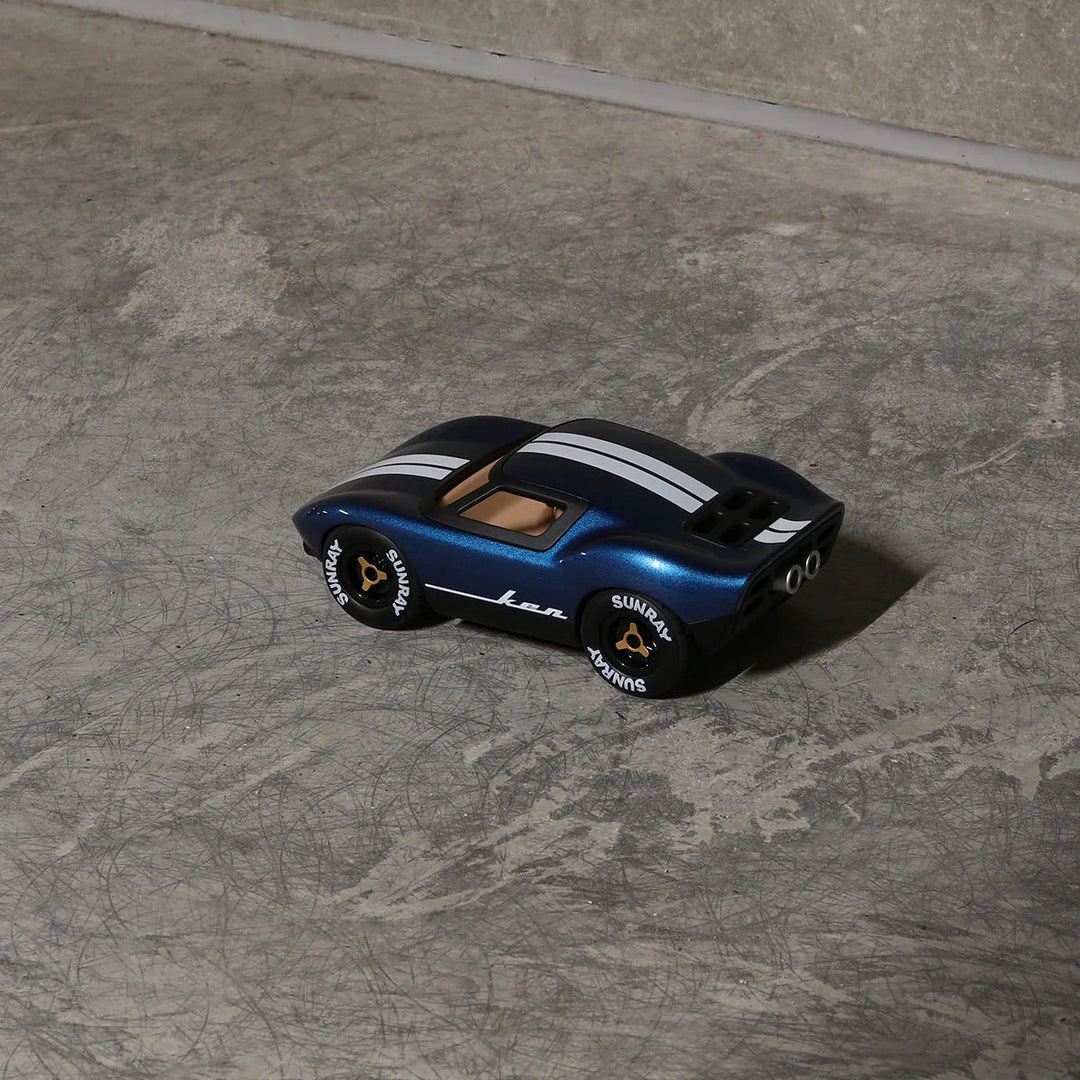 Playforever MINI KEN CASH Racing Car - Blue