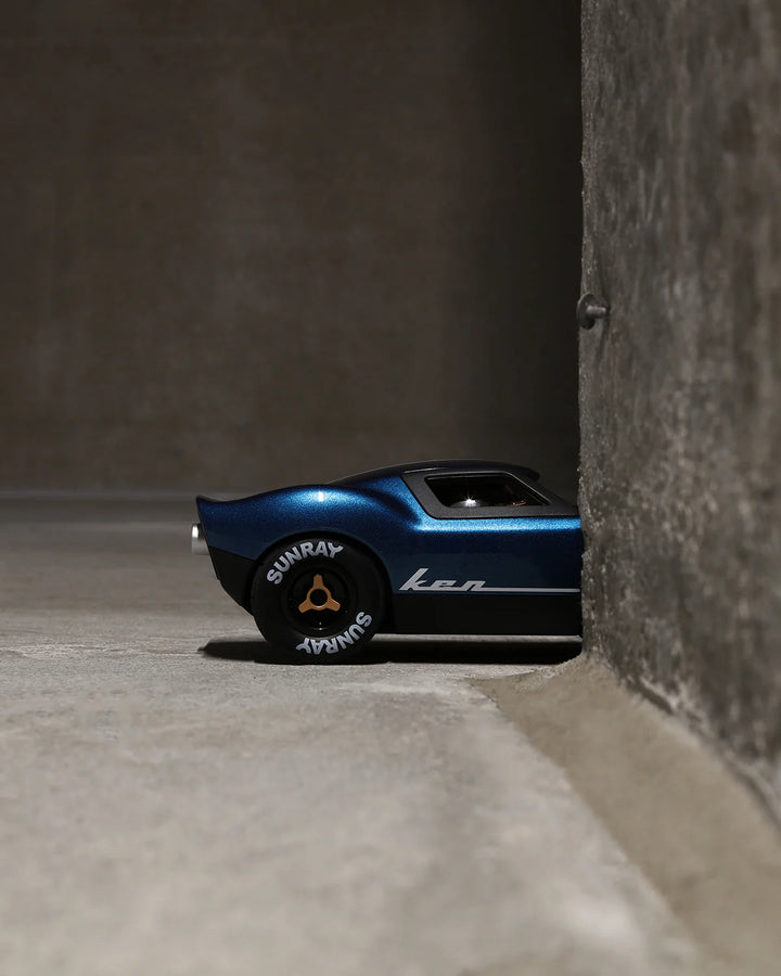 Playforever MINI KEN CASH Racing Car - Blue