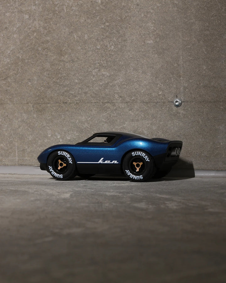 Playforever MINI KEN CASH Racing Car - Blue