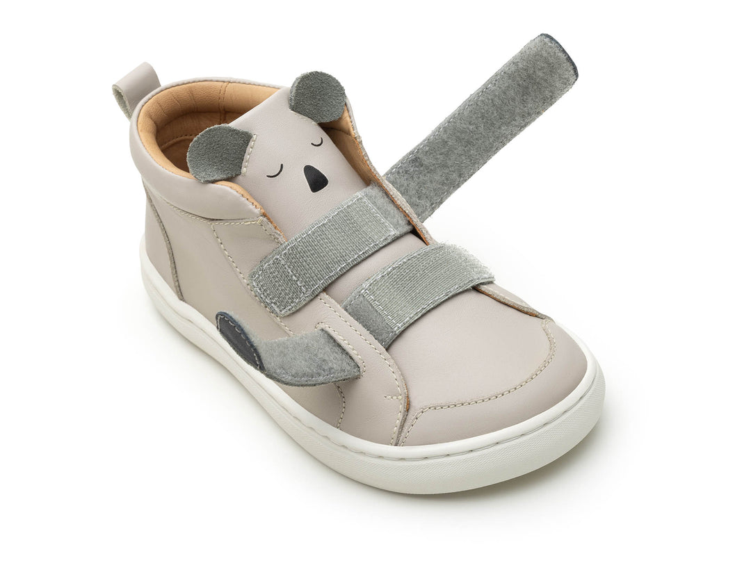 Tip Toey Joey Kids Koala Hug Sneakers - Pumice/Lead Suede/Ash