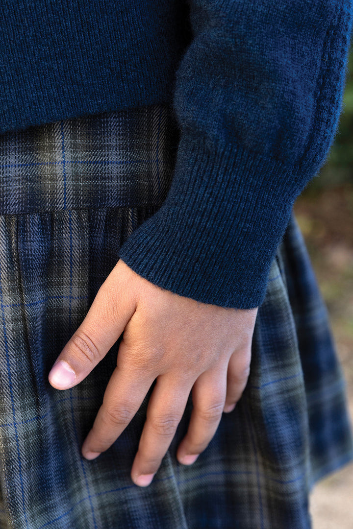 >Tartine et Chocolat Kids Wool Bows Cardigan - Navy