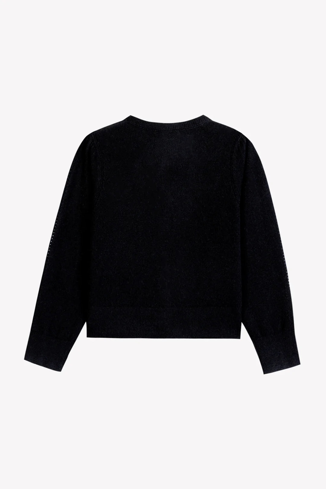 >Tartine et Chocolat Kids Wool Bows Cardigan - Black