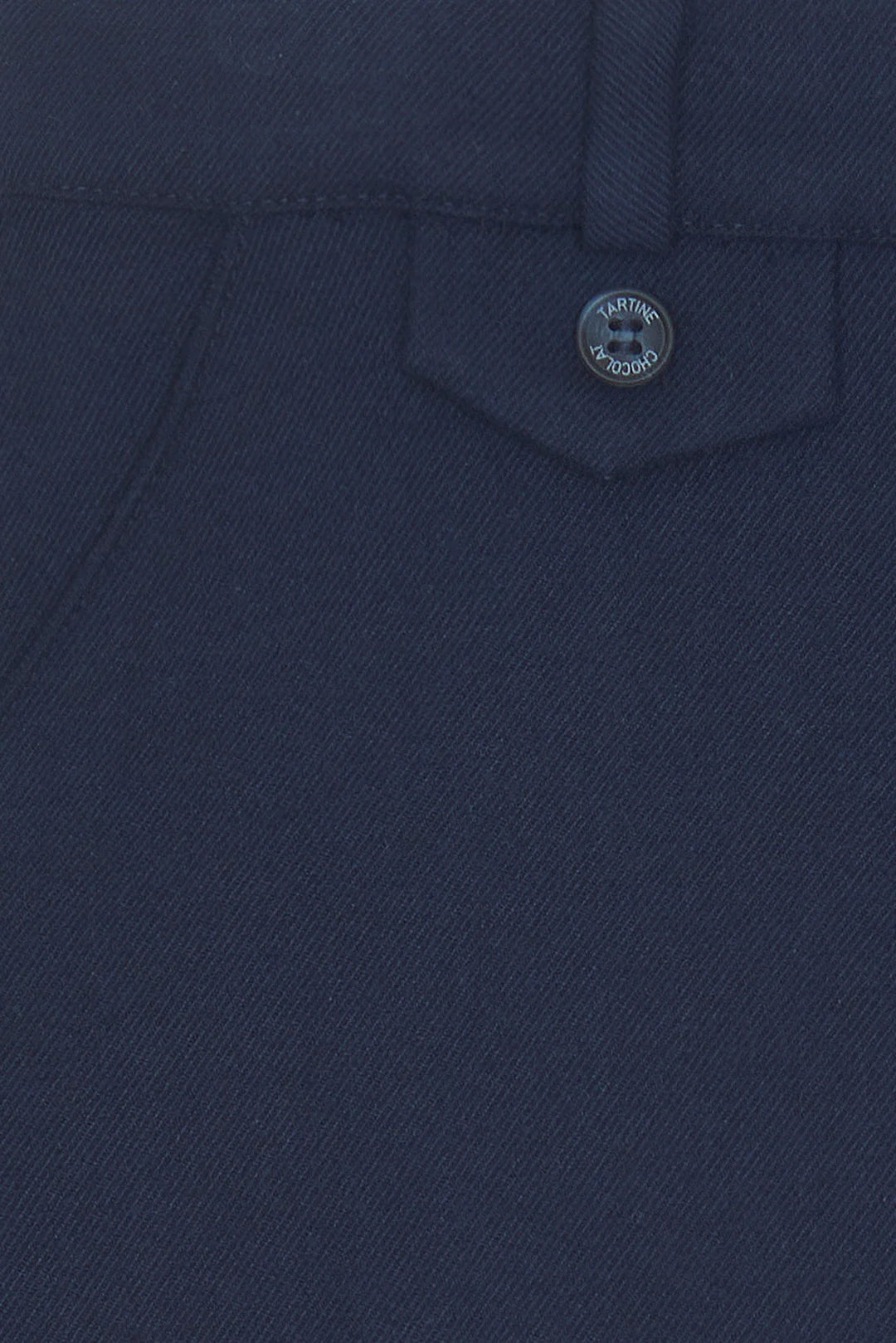 >Tartine et Chocolat Kids Pleats Trousers - Navy