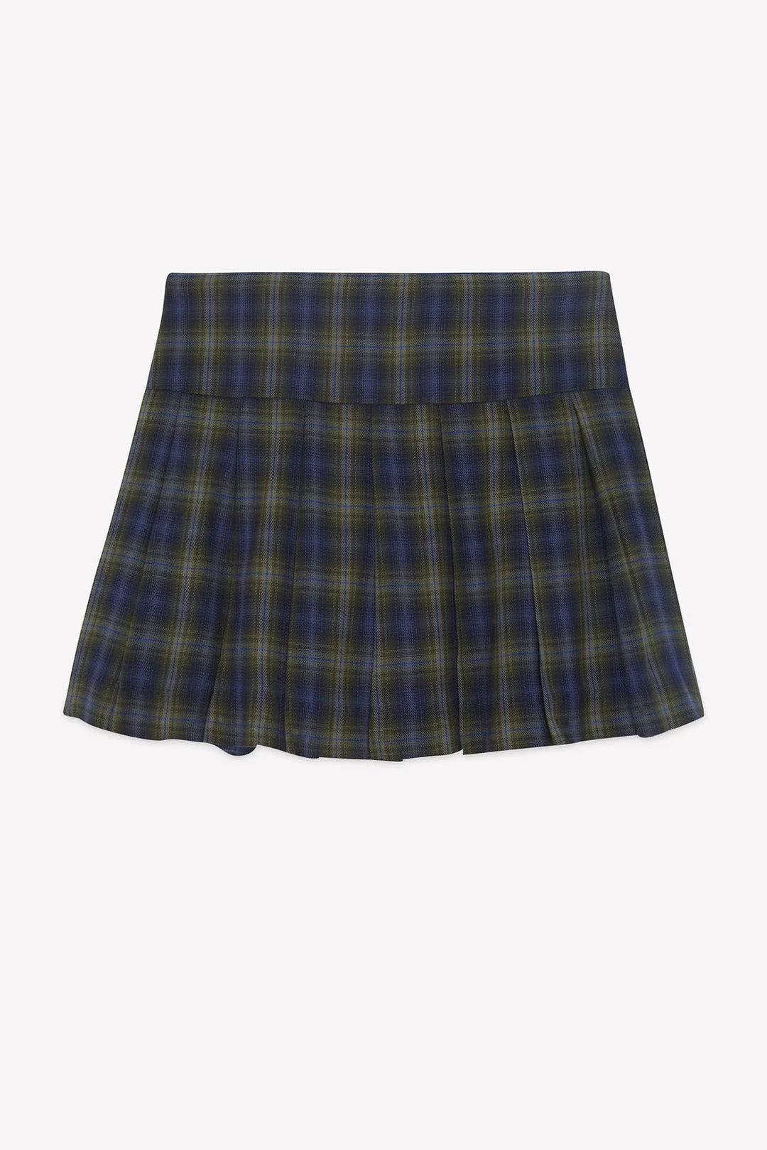 >Tartine et Chocolat Kids Cotton Tartan Pattern Skirt - Navy