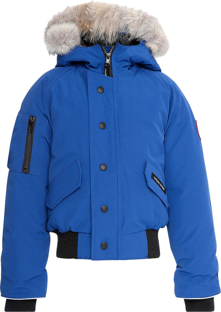 Canada Goose Youth 7995Y Rundle Bomber Jacket - Pacific Blue