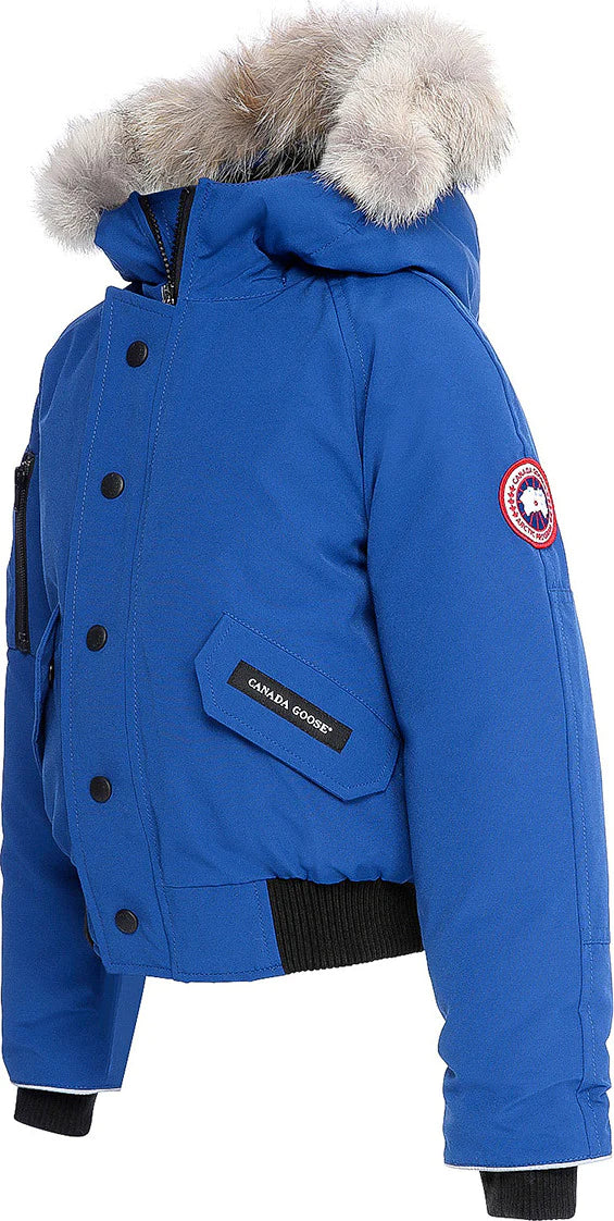 Canada Goose Youth 7995Y Rundle Bomber Jacket - Pacific Blue