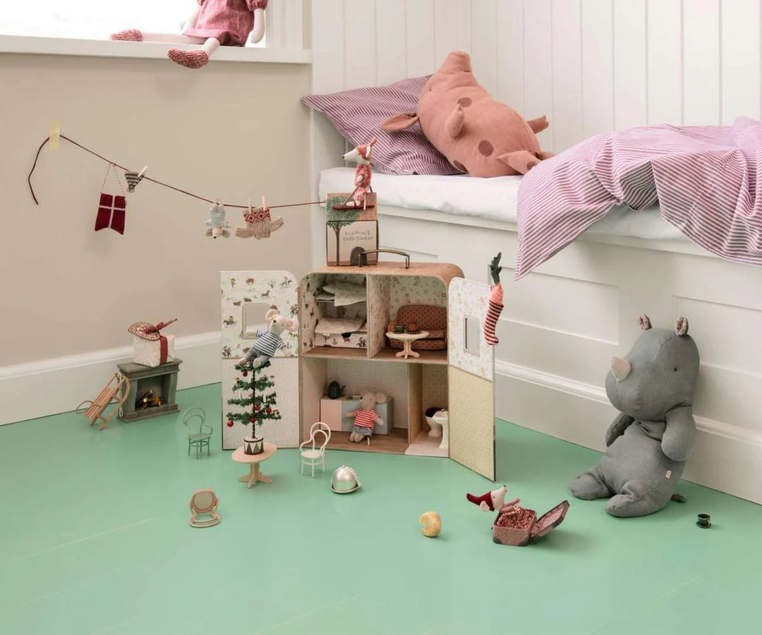 Maileg Suitcasa, Little Sister and Brother Mouse