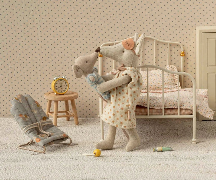 Maileg Alarm clock, Mouse - Yellow