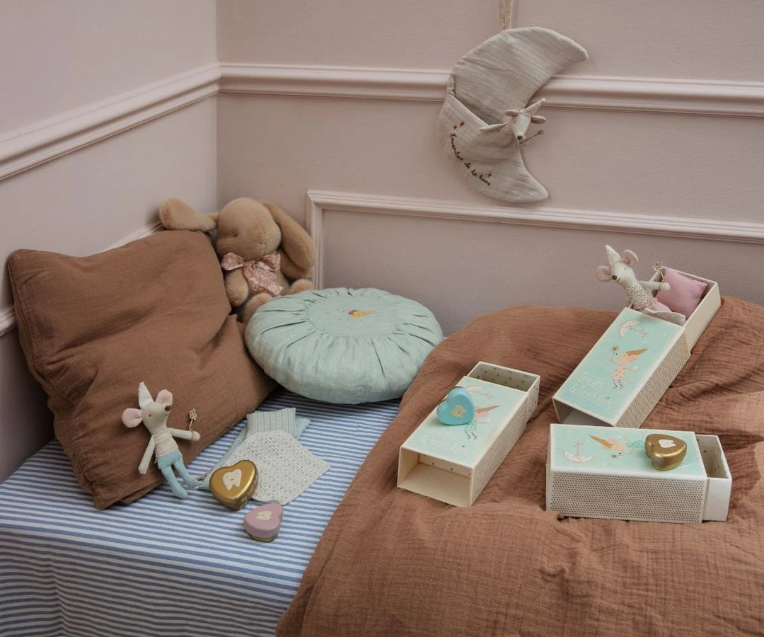 Maileg Tooth Fairy Mouse, Little Sister in Matchbox