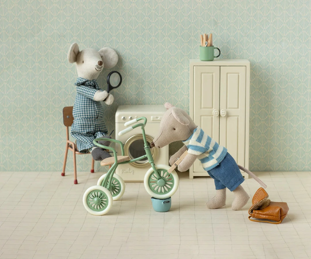 Maileg Tricycle mouse, Big brother - Brown