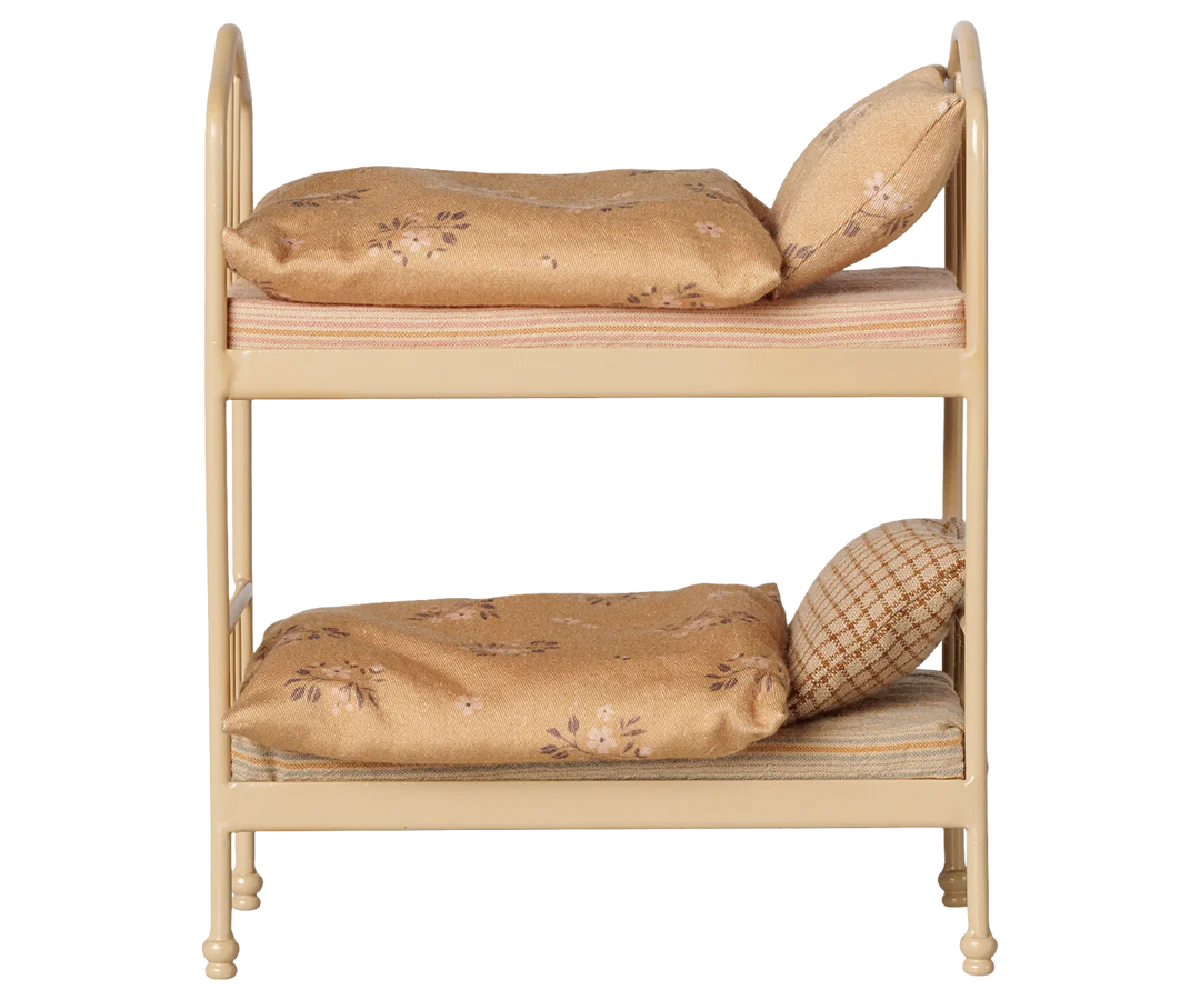 Maileg Bunk bed, Mouse - Wheat