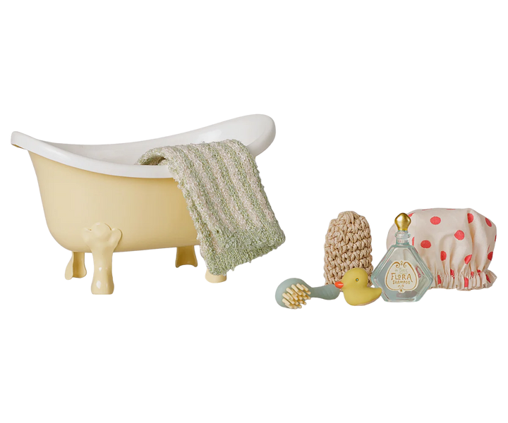 >Maileg Bathtub set, Mouse - Yellow [Expected Receipt Date: Oct 26]