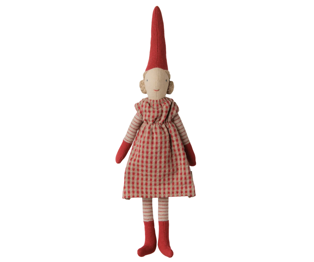 >Maileg Pixy, Size 1 - Girl - Red dress [Expected Receipt Date: Aug 26]