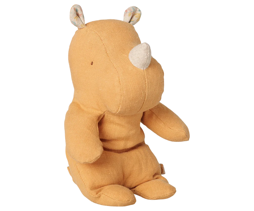 >Maileg Safari friends, Rhino, Small - Vintage yellow [Expected Receipt Date: Nov 26]