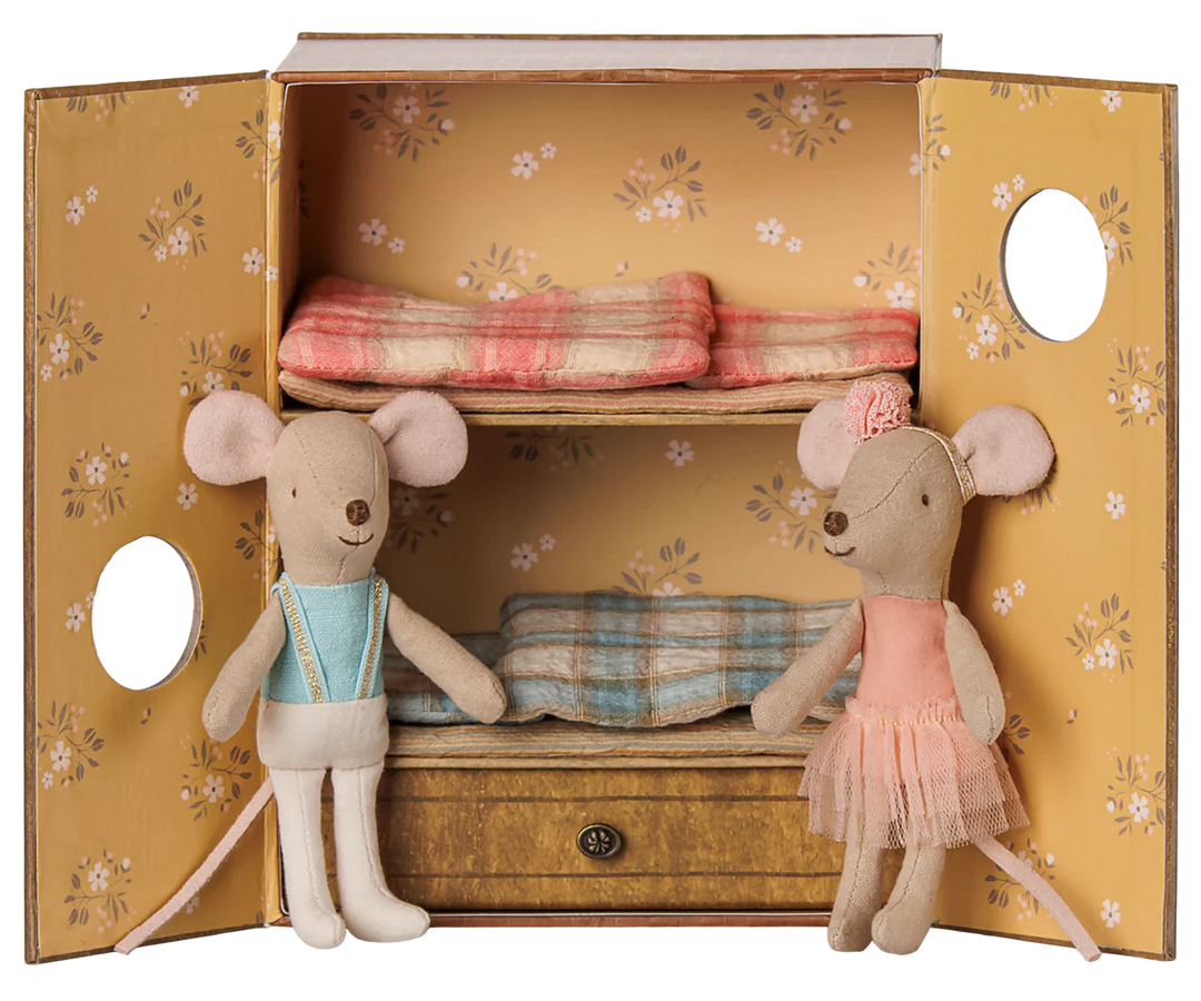 >Maileg Ballet mice in dance studio, Little sister and brother [Expected Receipt Date: Aug 26]