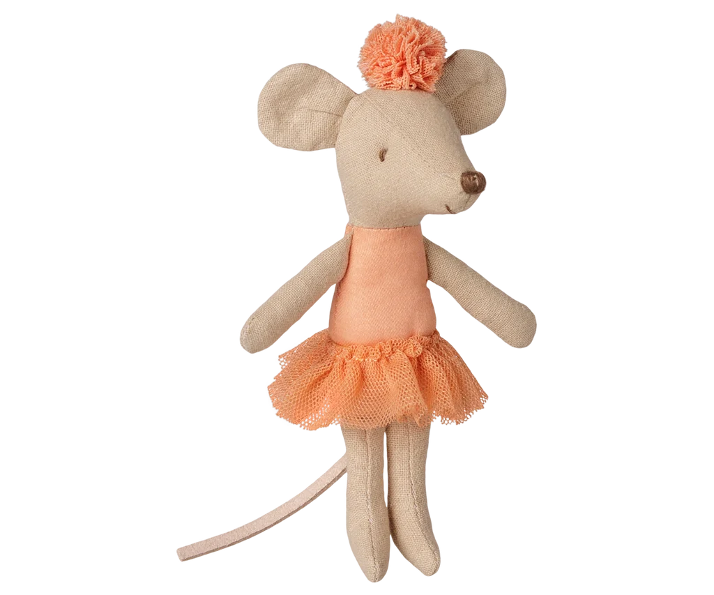 >Maileg Ballerina mouse, Little sister - Apricot [Expected Receipt Date: Oct 26]