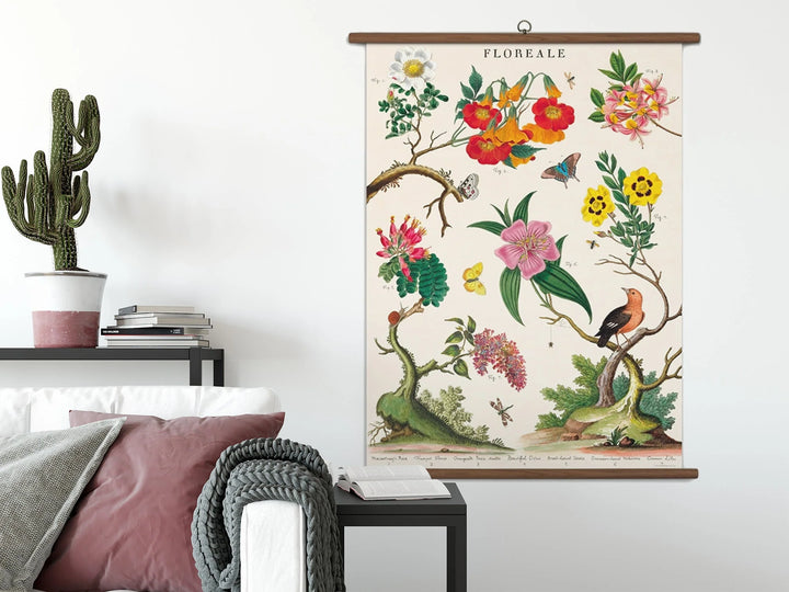 Cavallini Vintage School Chart - United States Map - 40" x 28" (100 cm x 70 cm)