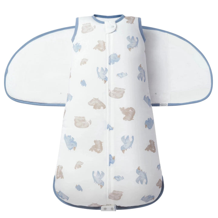 Nest Designs Kids/Baby 2.5 TOG Swaddle Sleep Bag (Bamboo Jersey) - Rhino Hippo