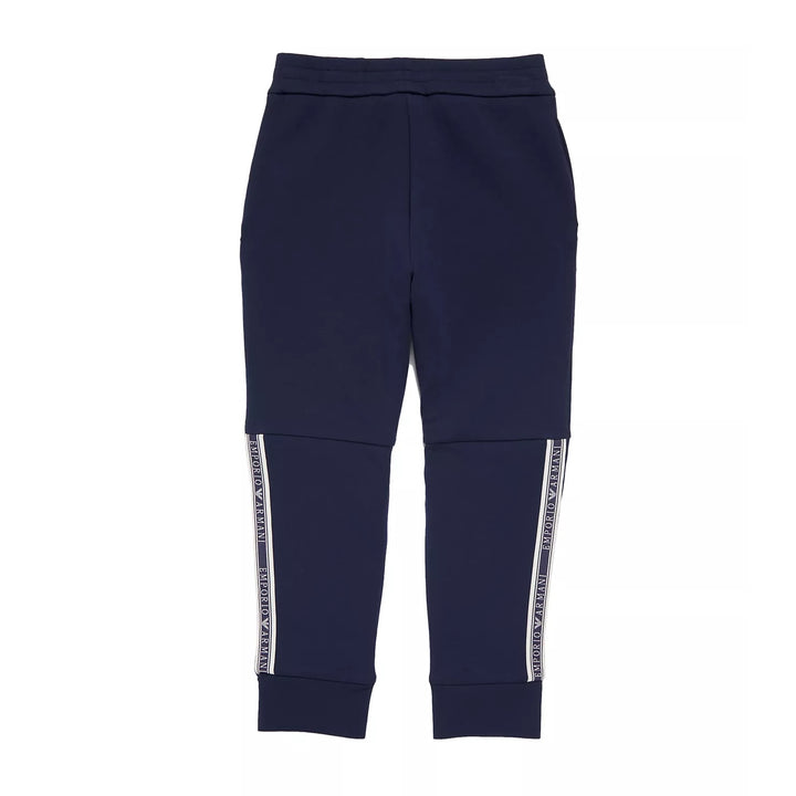 Emporio Armani Junior Black Iris Jogger Pants - 6Y