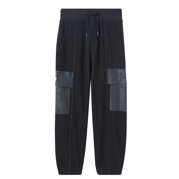 Emporio Armani Junior Kids Waffle Drawstring Sweatpants - 6Y