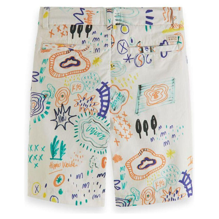SCOTCH & SODA Kids All-Over Printed Chino Shorts