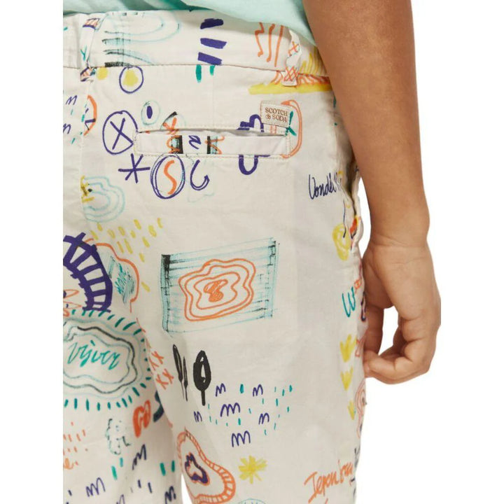 SCOTCH & SODA Kids All-Over Printed Chino Shorts