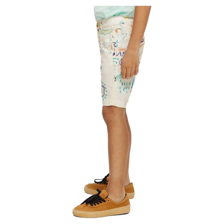 SCOTCH & SODA Kids All-Over Printed Chino Shorts