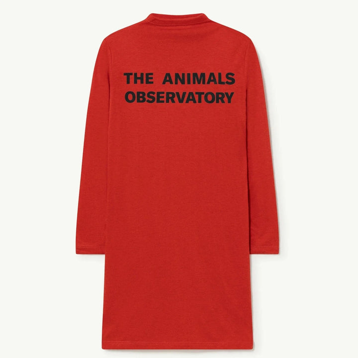 THE ANIMALS OBSERVATORY Red Dragon Girl's Dress - 4Y/6Y