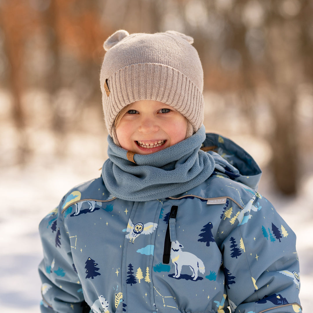 >Jan & Jul Kids Fleece Neck Warmer - Stormy Blue