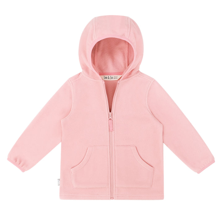 >Jan & Jul Kids Fleece Jacket - Dusty Pink
