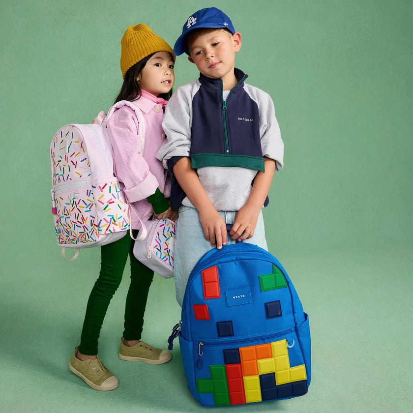 State Bags Kane Kids Backpack in Digital Puzzle