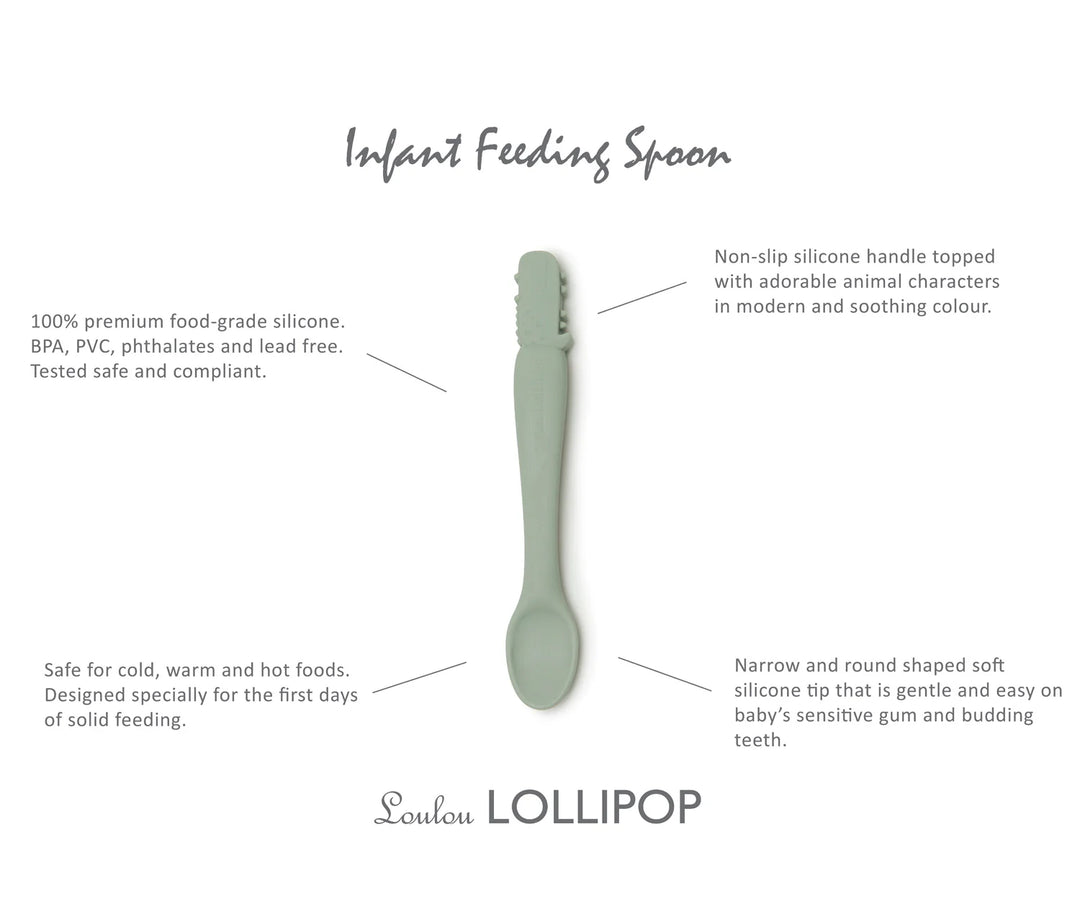 LOULOU LOLLIPOP Infant Feeding Spoon - Elephant