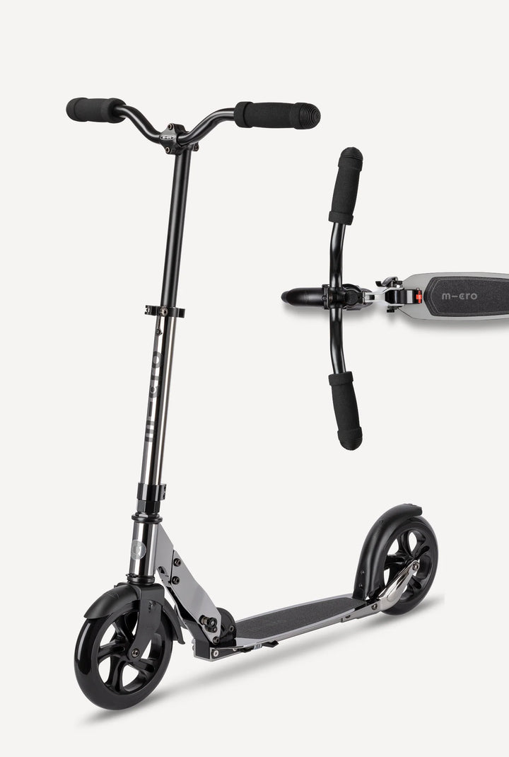 Micro Kids/Teen/Adults Classic Black Neochrome Scooter