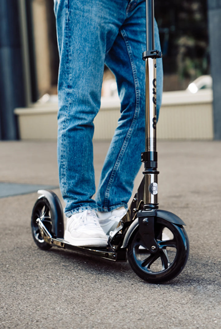 Micro Kids/Teen/Adults Classic Black Neochrome Scooter