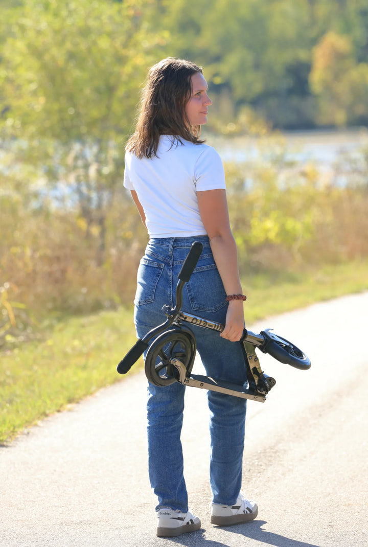 Micro Kids/Teen/Adults Classic Black Neochrome Scooter
