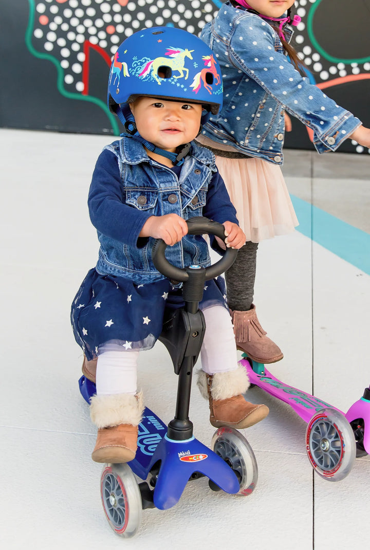 Micro Kids Mini 3in1 Deluxe Scooter - Blue [Ages 1-5]