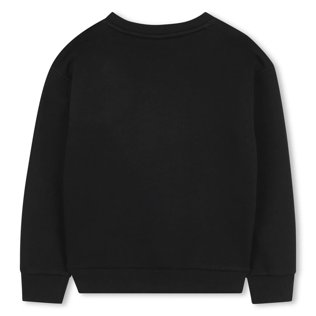 HUGO Kids Black Diamond Center Logo Sweatshirt - 8Y